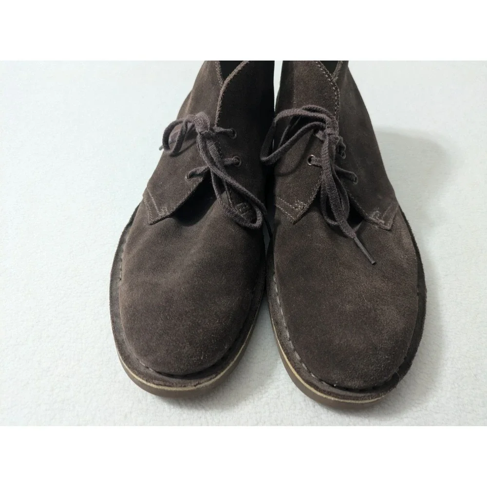 Clarks Originals Desert Boot Men's Brown Suede Chukka Boots Size 10M Ankle Laces